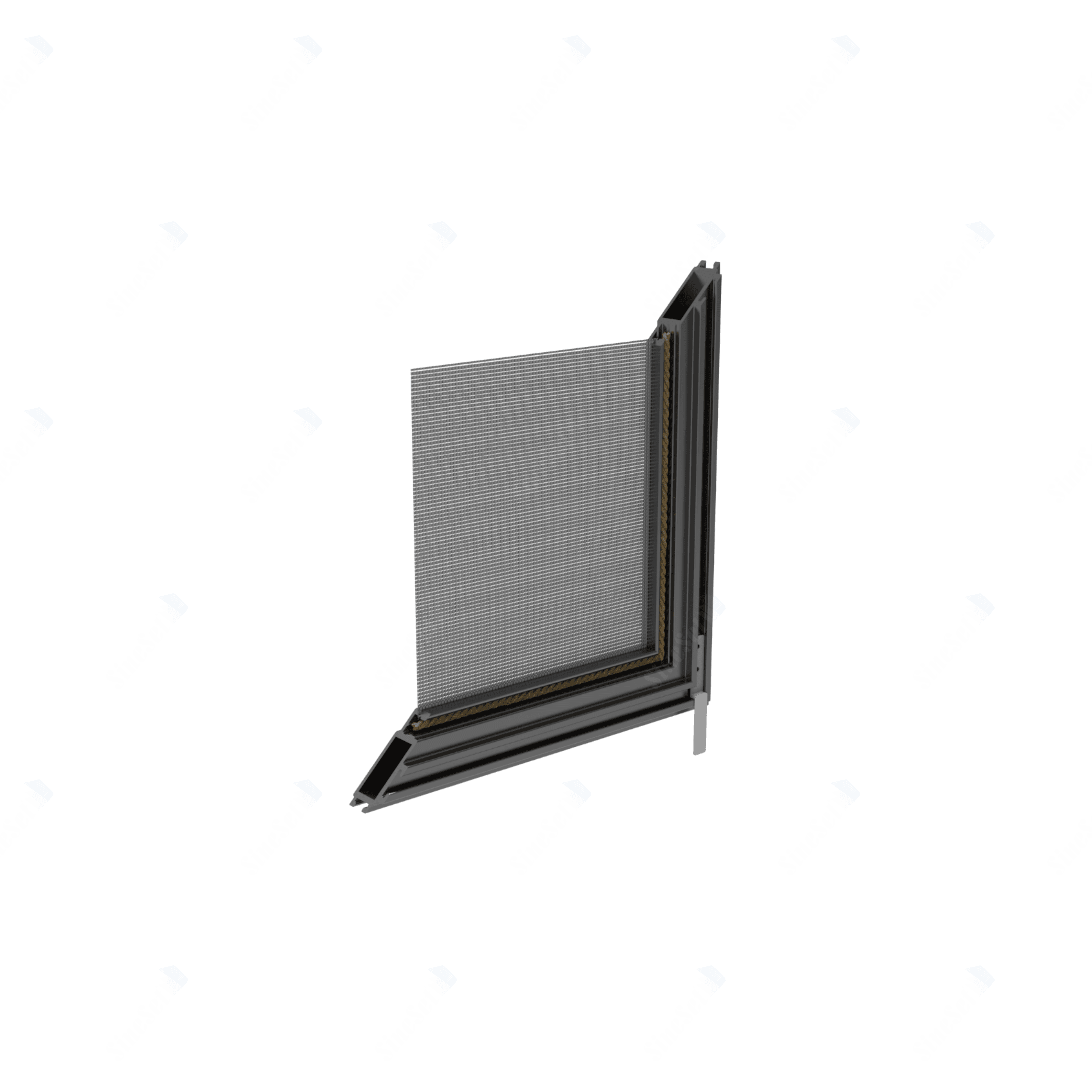 Inside Mounting Fixed Flyscreen